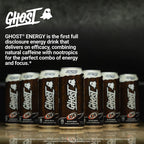 GHOST Energy Drink, Zero Sugars, 12-Pack, A&W Root Beer, 16oz