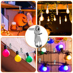 HiGift 36 Pack Light Hanger Hooks, Stainless Steel Screw in Hook for Hanging Outdoor Lights, Rope Light Clips for Christmas and Holiday Decor, Wire and Fairy Led Lights, Silver