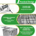 Metal Plant Cages for Outdoor Plants, Garden Cloches for Plants Rustproof