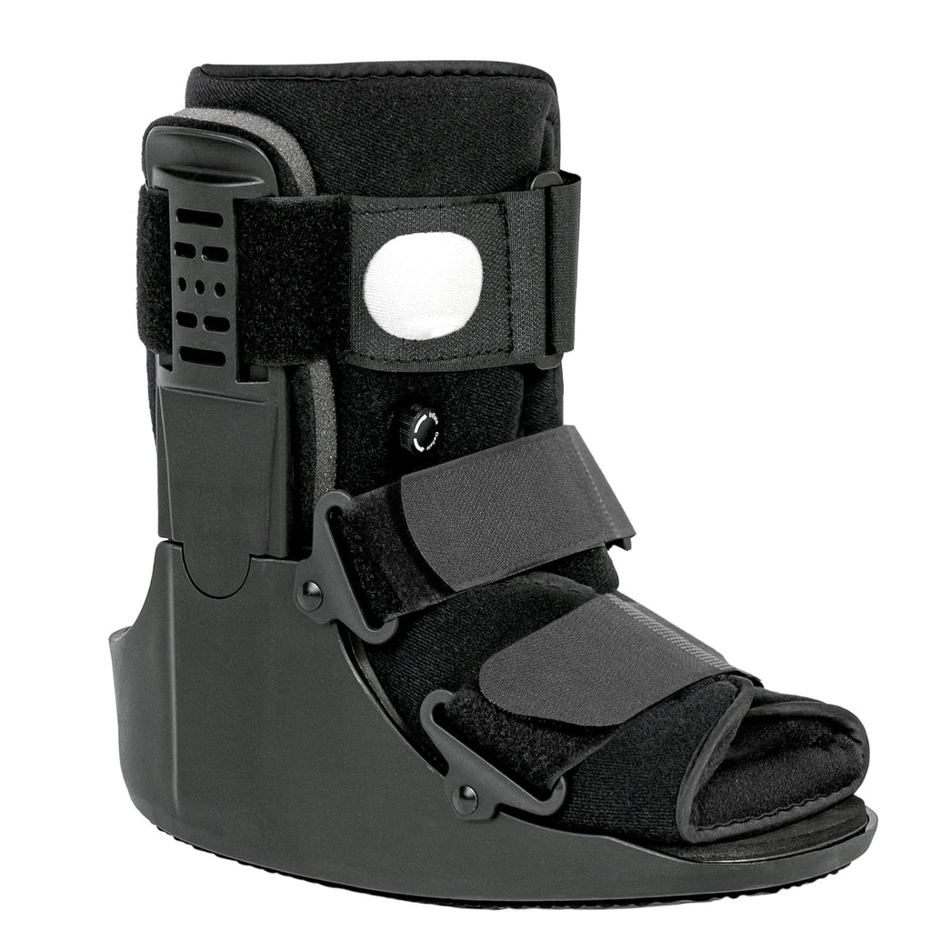 Jewlri Air Walking Boot, Fracture Boot Short Walker Protection Fits Left or Right Foot Ankle Support for Injuries Fractures Sprains Black M