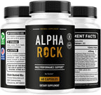 (2 Pack) Alpha Rock - Alpha Rock Pills Support Natural Maximum Strength, Daily AlphaRock Capsules All Natural Advanced Formula Premium Vitamins for Overall Health & Wellness, 120 Capsules for 2 Months