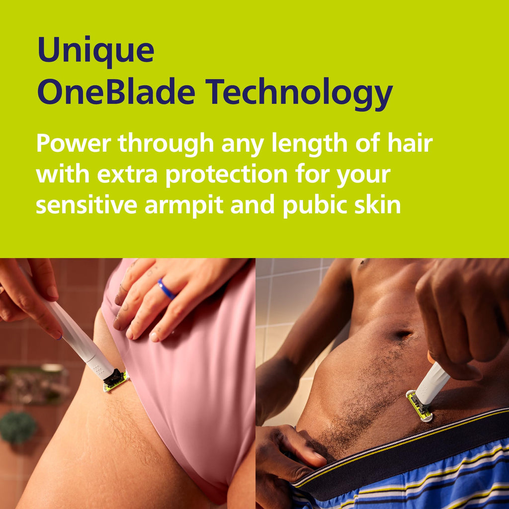Philips Norelco OneBlade Intimate Trimmer and Shaver with Skin Protection