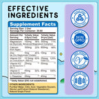 (2 Pack) Magnesium Glycinate Liquid for Kids, Kids Magnesium Liquid Drops Supplement with L-Theanine, Calcium, Zinc, Vitamin D3 K2 for Sleep Calm Relaxation Brain Bones Focus, Grape Flavor 4 Fl Oz