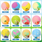Bath Bombs for Kids with Toys Inside for Girls Boys, 12 Pack Kids Bath Bombs with Surprise Dog Pretend Playset, Handmade Bubble Bath Fizzies Birthday Christmas Gift Set