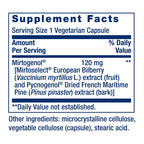 Life Extension Eye Pressure Support with Mirtogenol - Eye Health Supplement for Healthy Eye Pressure - with French Maritime Pine bark – Gluten-Free, Vegetarian, Non-GMO - 30 Capsules