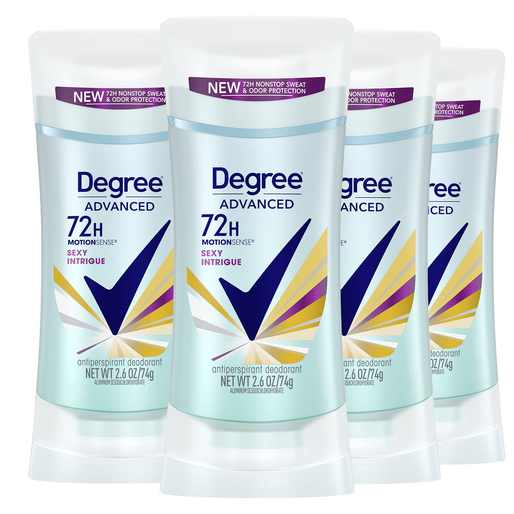 Degree Antiperspirant Deodorant Sexy Intrigue 2.6 oz 4 Count