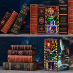 TOYQI DIY Book Nook Kit, Miniature House Dollhouse Kit for Adult and Teens, Book Nook Kits for Adults, Booknook Bookend Alley Model Build with Dust Cover
