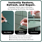 spot. Touch-Up Paint | Matte Finish for Cabinets, Walls, Doors & Furniture | Multi-Tone Green Repair Kit | Quick-Dry, Self-Priming, Low-Odor, Eco-Friendly | No-Sanding or Primer Needed | 3 Pack