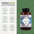 Aloha Medicinals Immune Assist Critical Care Formula, Organic Mushroom Supplement, Immune Support Supplement with 7 Mushroom Extracts, Pack of 1, 90 Capsules Each