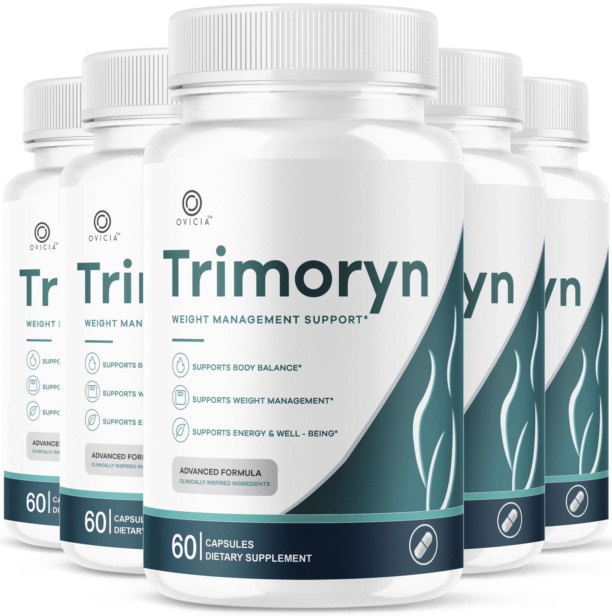 (5 Pack) Trimoryn Capsules - Official Trimoryn Pills Advanced Support for Maximum Strength, All Natural Ingredients Premium Vitamins for Overal Health & Wellness Reviews, 300 Capsules for 5 Months