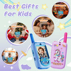 Video Walkie Talkies for Kids, 2 Pack HD Camera Long Range Two Way Radios