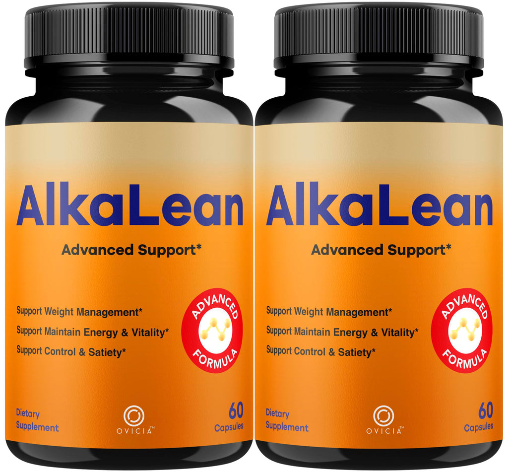 (2 Pack) Alkalean Capsules - Official Alkalean Pills Advanced Premium Support for Maximum Strength with All Natural Ingredients Vitamins for Overall Health & Wellness, 120 Capsules for 2 Months