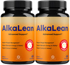 (2 Pack) Alkalean Capsules - Official Alkalean Pills Advanced Premium Support for Maximum Strength with All Natural Ingredients Vitamins for Overall Health & Wellness, 120 Capsules for 2 Months
