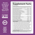 Garden of Life Organics Multivitamin for Women - Women's Once Daily Multi - Whole Food Multi with Iron, Biotin, Vegan Organic Womens Multivitamin for Health, Energy Hair Skin and Nails, 60 Tablets