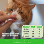 Pet Honesty Vet Backed Cat Hairball Remedy Chews, Chicken, 90-Day Supply