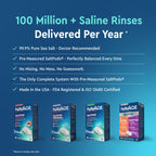 Navage® Salt Pods Refills Daytime & Nighttime 3 30-Packs (45 Each Variety) - Morning & Night Congestion Relief, Designed for the Nose Cleaner, Sinus Rinse for Better Breathing Around The Clock