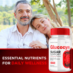 (2 Pack) Glucocyn Capsules, Official Glucocyn Glycogen Supplement Pills with All Natural Ingredients, Advanced Formula Support Pills with Max Strength Premium Vitamins for Women and Men (120 Capsules)