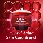 Olay Face Moisturizer, Regenerist Micro-Sculpting Cream for Women, Fragrance-Free - Anti-Aging, Anti-Wrinkle, Firming Skin Care - Triple Collagen Cream, Peptide, Hyaluronic Acid, Niacinamide, 2.6oz