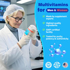 Methylated Multivitamin for Women & Men Gummies w/ Omega-3, Calcium, D3 K2, Methylfolate & B12, TMG, Daily Vitamin A, C, E, B Complex, Magnesium, CoQ10, Probiotic for Overall Health- Vegan, Sugar Free