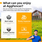 AggFencer 24in x 10ft Hardware Cloth 1/8 inch 27Ga Hot Dipped Galvanized After Welding, Chicken Coop Wire Fence, Welded Metal Fencing Roll Mesh for Bee Screen Garden Plant Poultry Animal Netting Cage