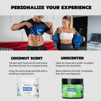 Kewlioo Triple Sweat Enhancing Cream for Workouts – Hot Sweat Cream for Arms, Belly, & Waist | Boosts Circulation & Maximizes Sweat | Pre-Workout Slimming Gel for Men & Women
