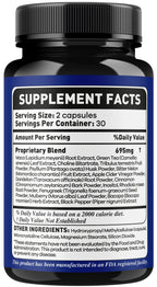 Brain Vex Capsules - BrainVex Pills with All Natural Ingredients, Advanced BrainVex Capsules Overall Health and Wellness Vitamin Supplement Formula for Max Strength, 60 Capsules for 1 Month