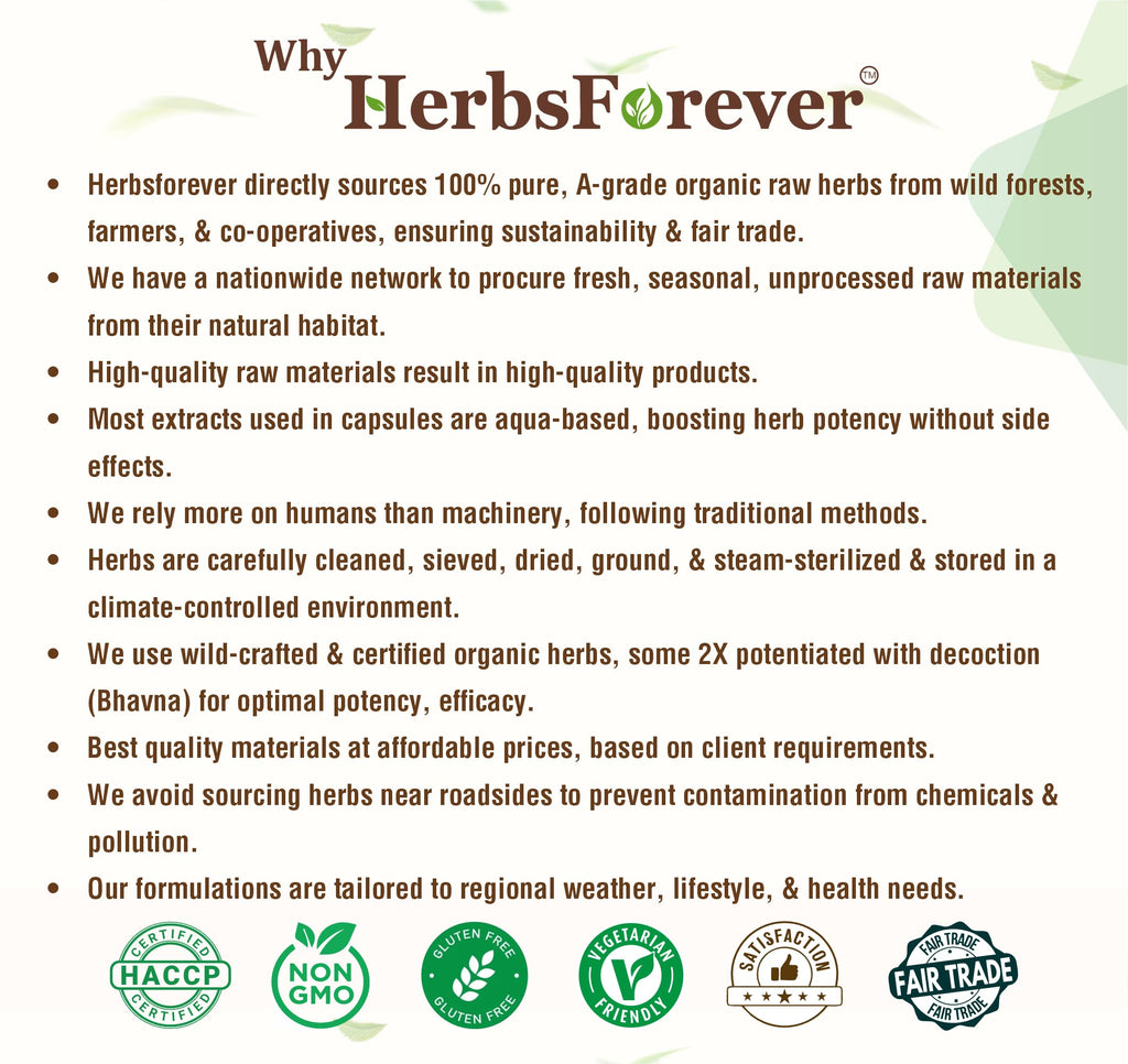 Herbsforever Cardio-B Ayurvedic Herbal Supplement 90 Vege Capsules 800 Mg Each