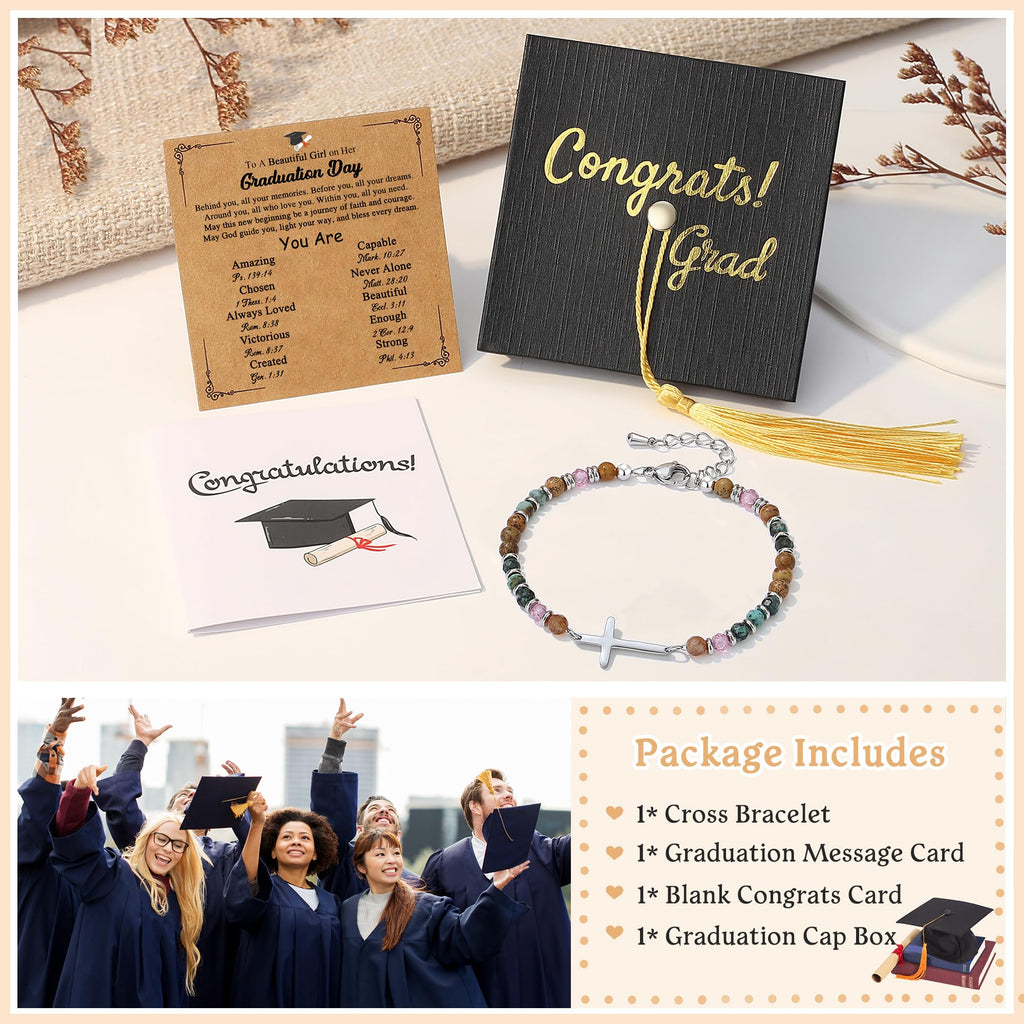 Graduation Gift for Her, High School College Graduation Bracelet