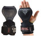 Cobra Grips PRO Weight Lifting Gloves, Heavy Duty Straps, Alternative to Power Lifting Hooks, for Deadlifts with Built in Adjustable Neoprene Padded Wrist Wrap Support
