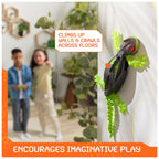 HEX BOTS Wall Crawler Gecko Rechargeable Remote Control Toy