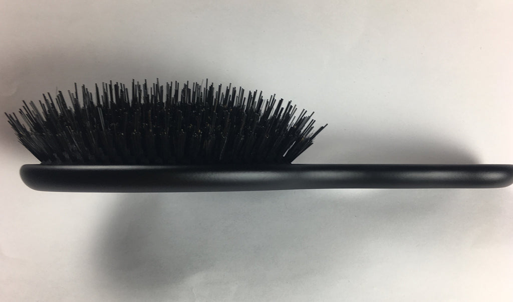 Great Lengths Oval Paddle Brush by ACCA KAPPA Made in Italy Wood and Boar Bristle