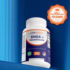 Vitamatic DHEA 100 mg + Pregnenolone 30 mg | 240 Capsules | Non-GMO | Made in USA