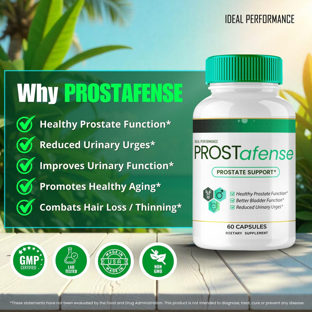 Prostafense Prostate Health Supplements for Men Capsules, Official Prostafense All Natural Support Pills - Maximum Strength, Premium Formula for Daily Wellness, Prosta Fense Reviews (2 Pack)