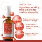 proBLEN AdrenoPRO Support Natural Adrenal 1 Fl oz (30 ml) - Fast Absorption Liquid Spray - Easy to Use Spray Supplement - Stress Relief & Energy Boost
