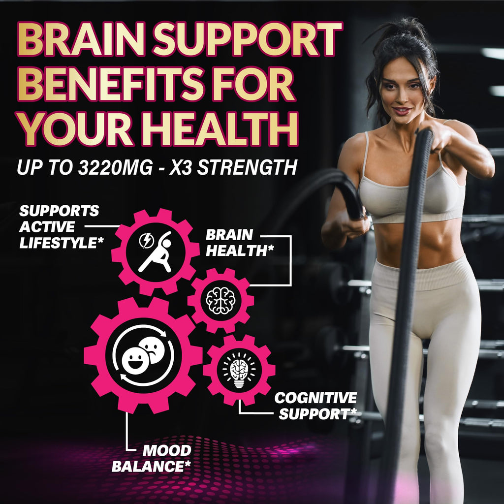Tenmido Brain & Focus Support Liquid Drops - 8in1 with Lions Mane, Cordyceps, Reishi, Bacopa, Ginkgo Biloba, Phosphatidylserine, Rosemary, and Gotu Kola - 30ml 1 Fl Oz