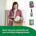Duck HD Clear Heavy Duty Packing Tape Refill Rolls, 2 in Wide, 6 Rolls