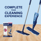 Bona Multi-Surface Floor Cleaning Pads - 18 Refills - Heavy-Duty, Disposable, Microfiber Pads for Easy Floor Cleaning