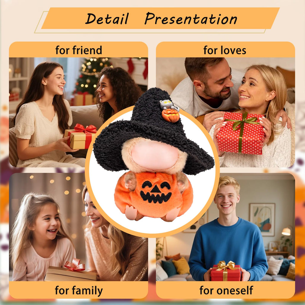 Zimomo Clothes for labubu Dolls - Cute Outfit for 6.7 Inch (17cm) 1-Piece Costume Accessory, (Doll Not Included) - Perfect for Collectors and Dress-Up (Halloween Pumpkin Set A)