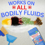 Sprinkle & Sweep: Biohazard Cleanup - 8oz - Human Bodily Fluid Solidifier, Enzyme Powder, Super Absorbent, Odor Elimination, Home-Facilities-School
