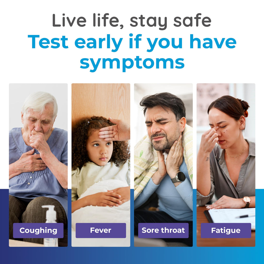 INDICAID COVID-19/Flu A+B 3-in-1 Antigen Test – FDA 510(k)-cleared - Results in 10 Minutes - Made in USA - 5 Tests -Covid Flu Test Combo has 2 more indicators than Covid Tests to guide medication - Easy to Use - FSA/HSA Eligible