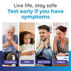 INDICAID COVID-19/Flu A&B 3-in-1 Antigen Test, FDA Authorized Covid Flu Home Test Combo Kit, Fast Results in 10 Minutes, Made in USA, 2 Tests with Soft Nasal Swab, - Easy to Use & Non-Discomfort - FSA/HSA Eligible