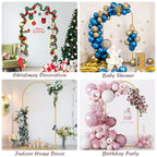 6.6FT Metal Arch Backdrop Stand Gold Wedding Balloon Frame Pergola Arbor