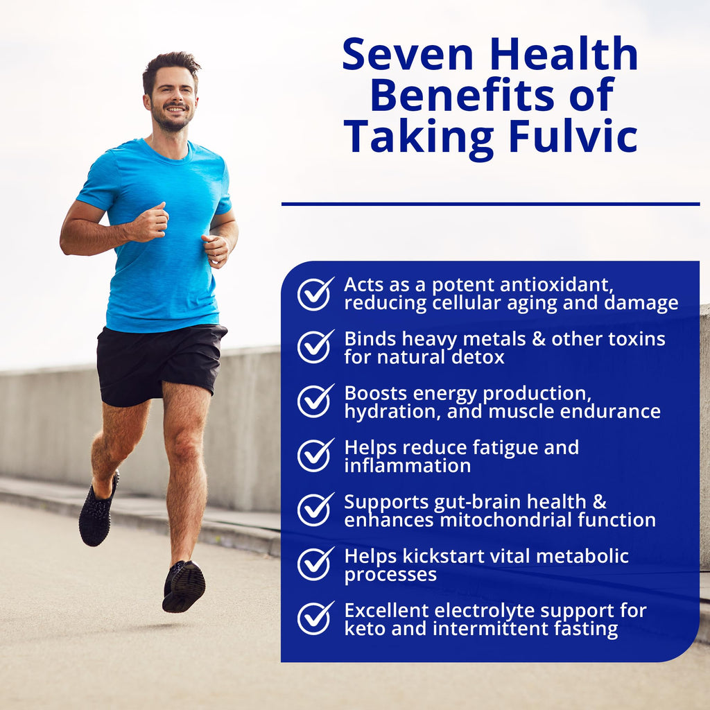 Dr. Tennant's Fulvic Super-Concentrate Liquid | Enhances Cellular Energy & Detoxification | Provides Essential Trace Minerals | 120-Day Supply