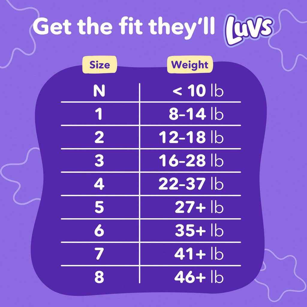 Luvs Platinum Protection Baby Diapers, Size S6 (23-44 lb), 144 Count