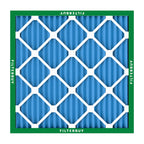 Filterbuy 20x20x1 Air Filter MERV 13 Optimal Smoke & Allergy Defense (6-Pack), Electrostatic Pleated HVAC AC Furnace Filters Replacement, Made in USA (Actual Size: 19.50 x 19.50 x 0.75)