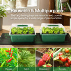 VIVOSUN 6-Pack Seed Starter Trays & 10"x20.75" Seedling Heat Mat