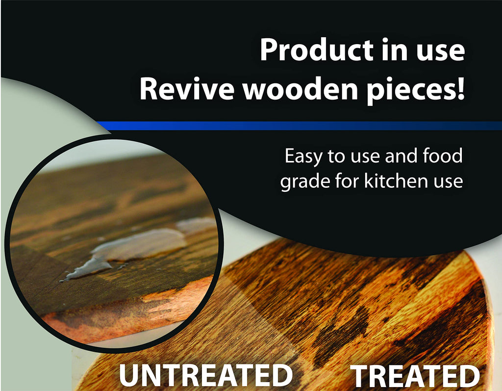Premium 100% Pure Food Grade Mineral Oil USP, 4 Pack of Gallons, Food Safe Butcher Block and Cutting Board Oil, NSF Certified Material