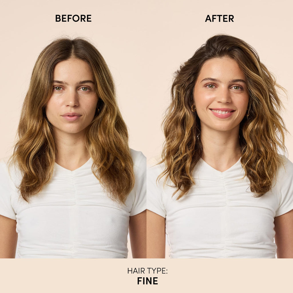 OUAI Wave Spray - Coconut Oil & Rice Protein Texture Mist for Voluminous Beach Waves with Shine - Paraben Free, Safe for Color & Keratin-Treated Hair (4.9 fl oz)