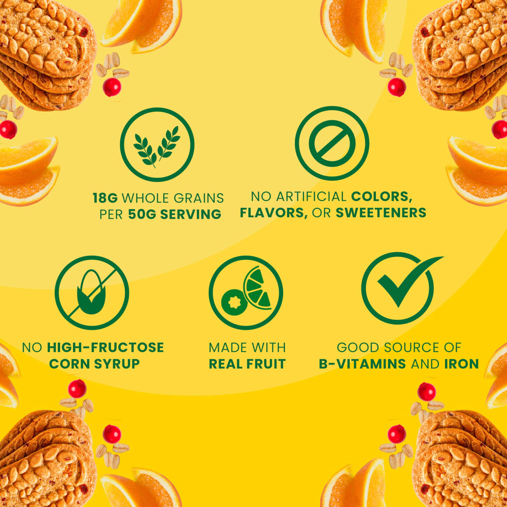 belVita Breakfast Bars Biscuits, Cranberry Orange, 30 Packs