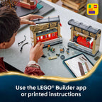 LEGO Harry Potter Book Nook: Hogwarts Express Building Set - Bedroom Shelf Decor for Boys, Girls, & Fans, Ages 10+ - Collectible Harry & Ron Minifigures - Gift for Christmas - 76450